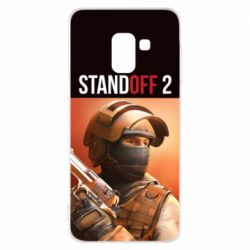 Чехол для Samsung A8 2018 Standoff 2 weapon soldier - PrintSalon