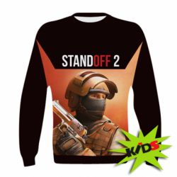 Детский 3D свитшот Standoff 2 weapon soldier - PrintSalon