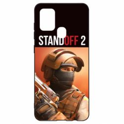 Чехол для Samsung A21s Standoff 2 weapon soldier - PrintSalon
