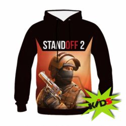 Детское 3D худи Standoff 2 weapon soldier - PrintSalon