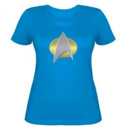 Женская футболка Star Trek Gold Logo - PrintSalon