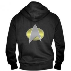 Мужское худи на молнии Star Trek Gold Logo - PrintSalon