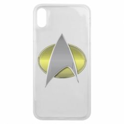 Чохол для iPhone Xs Max Star Trek Gold Logo