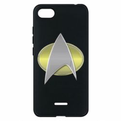 Чехол для Xiaomi Redmi 6A Star Trek Gold Logo - PrintSalon