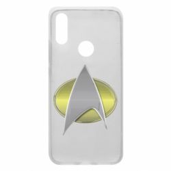 Чехол для Xiaomi Redmi 7 Star Trek Gold Logo - PrintSalon