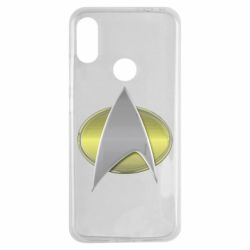Чехол для Xiaomi Redmi Note 7 Star Trek Gold Logo - PrintSalon
