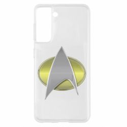Чехол для Samsung S21 Star Trek Gold Logo