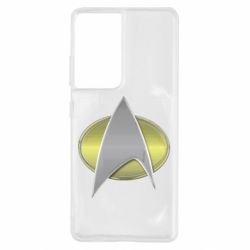 Чехол для Samsung S21 Ultra Star Trek Gold Logo - PrintSalon