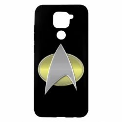Чехол для Xiaomi Redmi Note 9/Redmi 10X Star Trek Gold Logo - PrintSalon