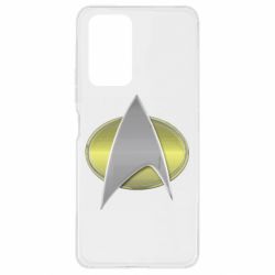 Чехол для Xiaomi Redmi Note 10 Pro Star Trek Gold Logo - PrintSalon