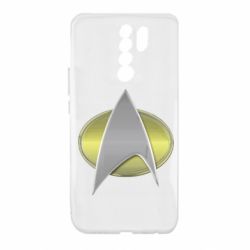 Чехол для Xiaomi Redmi 9 Star Trek Gold Logo - PrintSalon