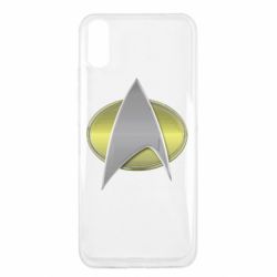 Чехол для Xiaomi Redmi 9a Star Trek Gold Logo - PrintSalon