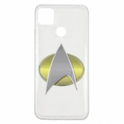 Чехол для Xiaomi Redmi 9c Star Trek Gold Logo - PrintSalon