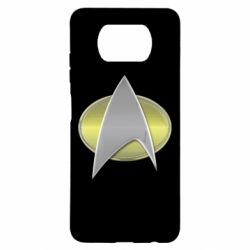 Чехол для Xiaomi Poco X3 Star Trek Gold Logo - PrintSalon