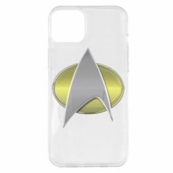 Чехол для iPhone 14 Plus Star Trek Gold Logo - PrintSalon