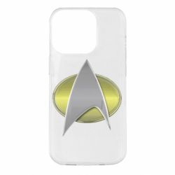 Чехол для iPhone 14 Pro Star Trek Gold Logo - PrintSalon
