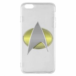 Чехол для iPhone 6 Plus/6S Plus Star Trek Gold Logo - PrintSalon