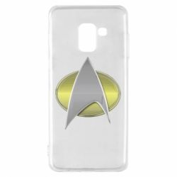 Чехол для Samsung A8 2018 Star Trek Gold Logo - PrintSalon