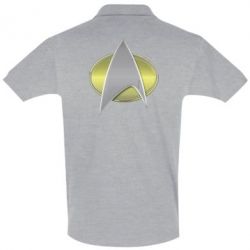 Мужское поло Star Trek Gold Logo - PrintSalon