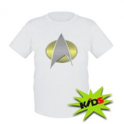 Детская футболка Star Trek Gold Logo - PrintSalon