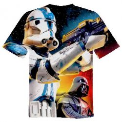 Мужская футболка 3D Star War Ultra-PrintSalon Мужская футболка 3D Star War Ultra