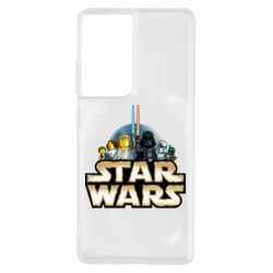 Чехол для Samsung S21 Ultra Star Wars Lego - PrintSalon