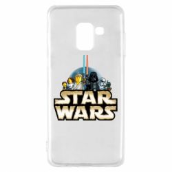 Чехол для Samsung A8 2018 Star Wars Lego - PrintSalon