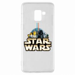 Чехол для Samsung A8+ 2018 Star Wars Lego - PrintSalon