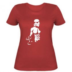 Женская футболка Star Wars с гантелей - PrintSalon