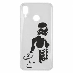 Чехол для Huawei P Smart Plus 2018 Star Wars с гантелей - PrintSalon