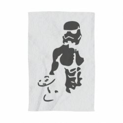 Полотенце с принтом Star Wars с гантелей - PrintSalon