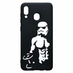 Чехол для Samsung A20 Star Wars с гантелей - PrintSalon