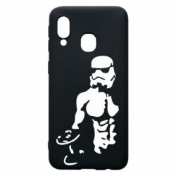 Чехол для Samsung A40 Star Wars с гантелей - PrintSalon