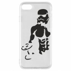 Чехол для iPhone SE 2020 Star Wars с гантелей - PrintSalon