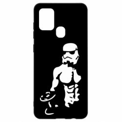 Чехол для Samsung A21s Star Wars с гантелей - PrintSalon