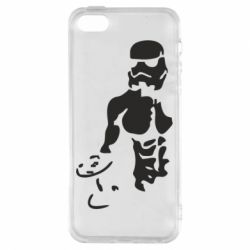 Чехол для iPhone5/5S/SE Star Wars с гантелей - PrintSalon