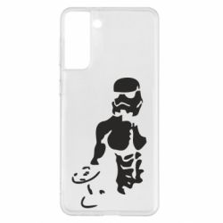 Чехол для Samsung S21+ Star Wars с гантелей - PrintSalon