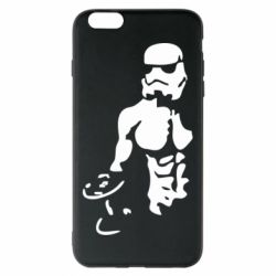 Чехол для iPhone 6 Plus/6S Plus Star Wars с гантелей - PrintSalon
