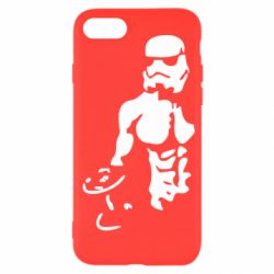 Чехол для iPhone SE 2022 Star Wars с гантелей - PrintSalon