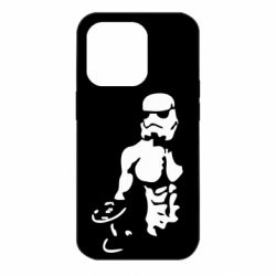Чехол для iPhone 14 Pro Star Wars с гантелей - PrintSalon