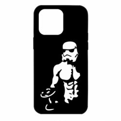 Чехол для iPhone 14 Pro Max Star Wars с гантелей - PrintSalon