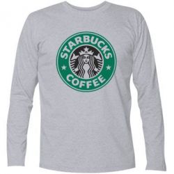 Футболка с длинным рукавом Starbucks Logo - PrintSalon