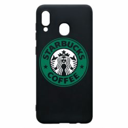 Чехол для Samsung A30 Starbucks Logo - PrintSalon