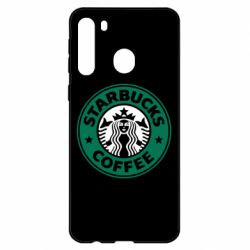 Чехол для Samsung A21 Starbucks Logo - PrintSalon