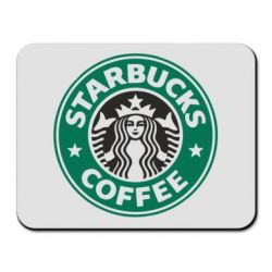 Коврик для мыши Starbucks Logo - PrintSalon