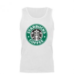 Мужская майка Starbucks Logo - PrintSalon