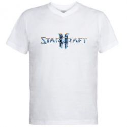 Чоловіча футболка з V-подібним вирізом StarCraft 2 - PrintSalon