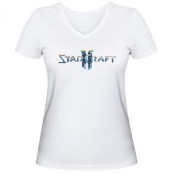 Жіноча футболка з V-подібним вирізом StarCraft 2 - PrintSalon