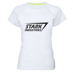 Женская футболка для спорта Stark industries - PrintSalon