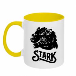 Чашка двокольорова Stark wolf - PrintSalon